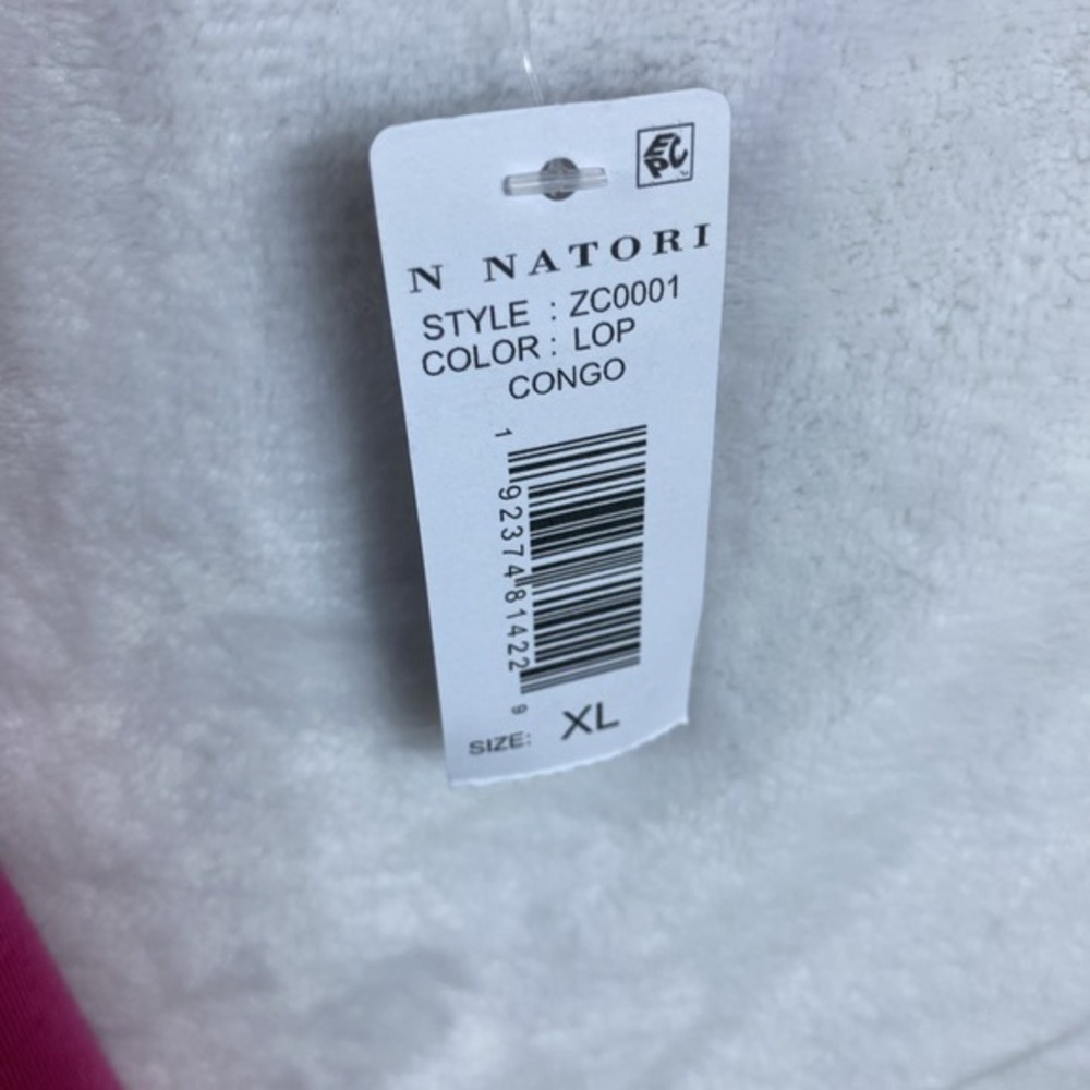 NWT Natori Swim Cover Up T-Shirt Dress Women Sz XL Magenta Swim Beach - Picture 4 of 9